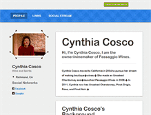 Tablet Screenshot of cynthiacosco.brandyourself.com