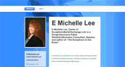 Desktop Screenshot of emichellelee.brandyourself.com