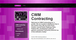 Desktop Screenshot of cwmcontracting.brandyourself.com